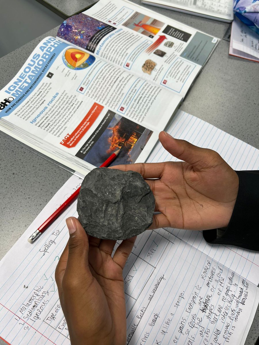 PutteridgeHSch's tweet image. Today Miss Bartoletti’s science class explored rock formation and weathering. The students really enjoyed identifying different types of rocks. We seem to have a few emerging geologists! #FirstClassFutures