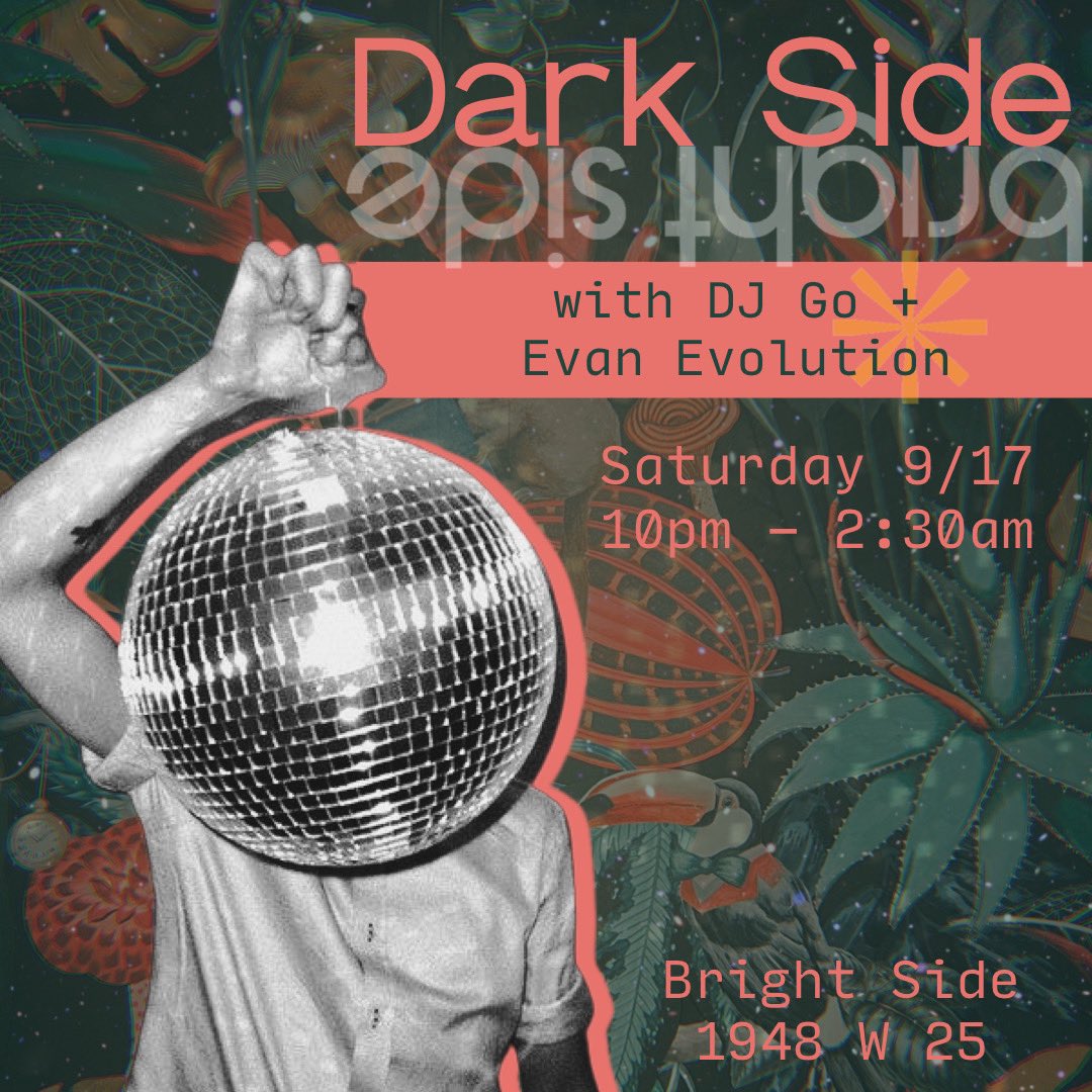 brightside_CLE's tweet photo. This Saturday marks the debut of Bright Side Cleveland’s newest club experience: Dark Side. 🪩 Join us with DJ Go + Evan Evolution.
No Cover. #brightsidecle #brightsidecleveland #darkside #djgo #evanevolution https://t.co/y7gTyK85TE