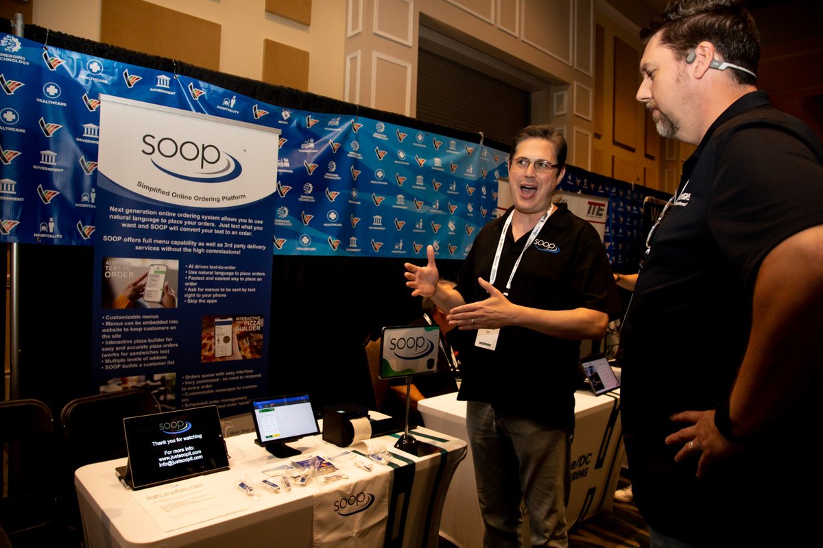Think_BlueStar's tweet photo. VARTECHERS!
We Want to Know!
Tell us about your #CodeZone experience! Did you grab a cocktail at the @EloInteractive booth or did you test out finger scanners at @OpticonWorld ????
#VARTECH2022 https://t.co/BYL3SIGJmn