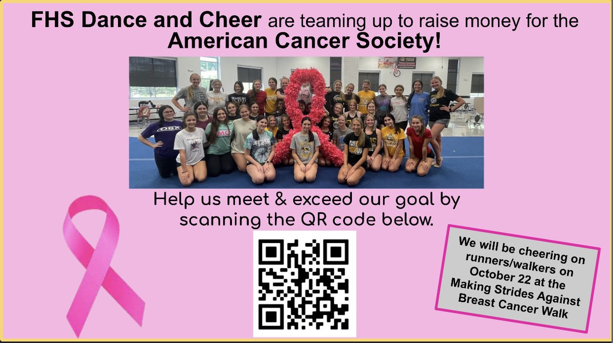 We will have a table setup at homecoming game this Friday!  Stop by and donate!