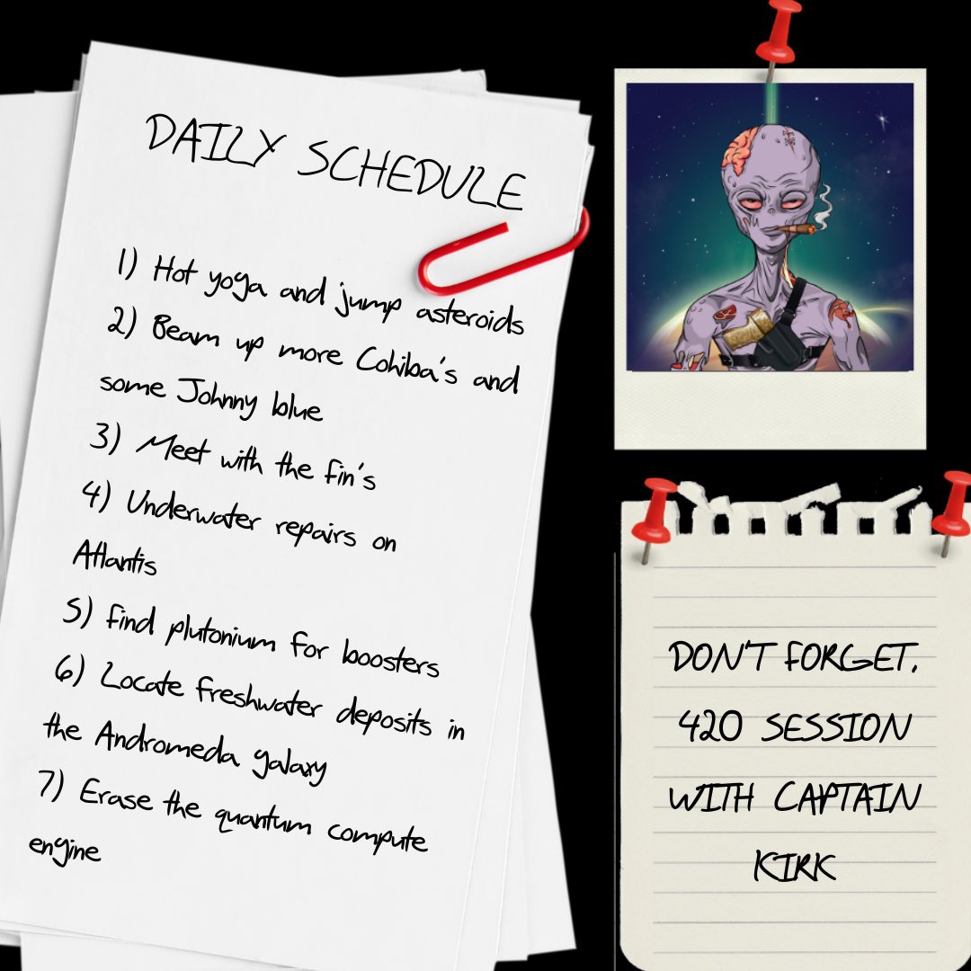 Ever wonder what Charlie does on the daily?  This is what he’s up to. 🖖

Mint now: bit.ly/3JMBX34

#aliennft #mintopennft #nft22 #contemporaryartnft #cryptonft #crypto22