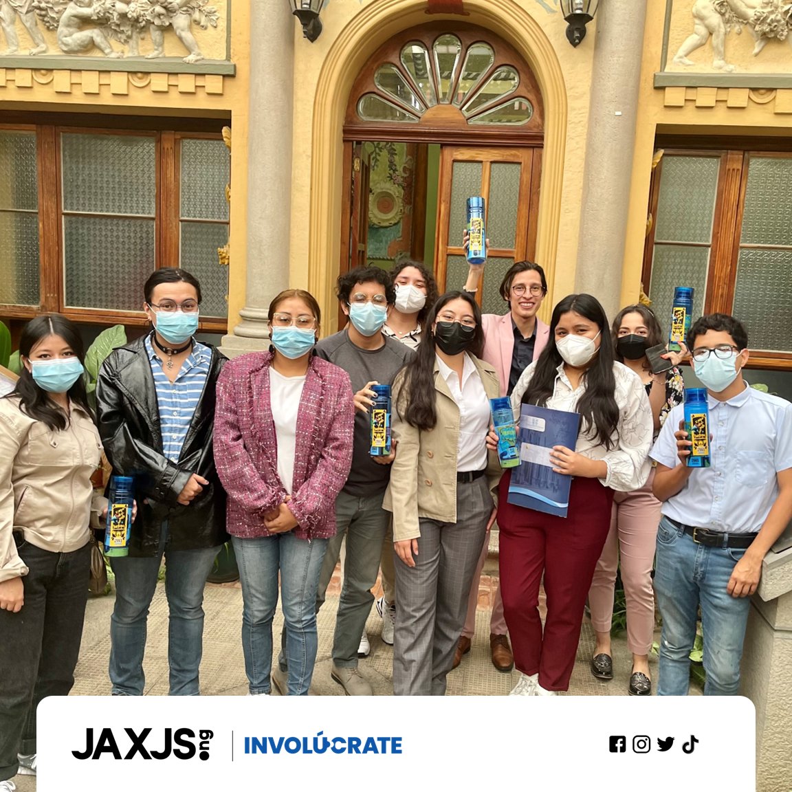 JAxJS_ong's tweet photo. Los jovenes de JAxJS e Involúcrate estamos comprometidas con informarnos para lograr impactar en la vida de más juventudes y construir una Guatemala digna para las juventudes.
#TSE #Arte #JAxJS #involúcrate #ParticipaciónCiudadana https://t.co/rWFwQaPVQy