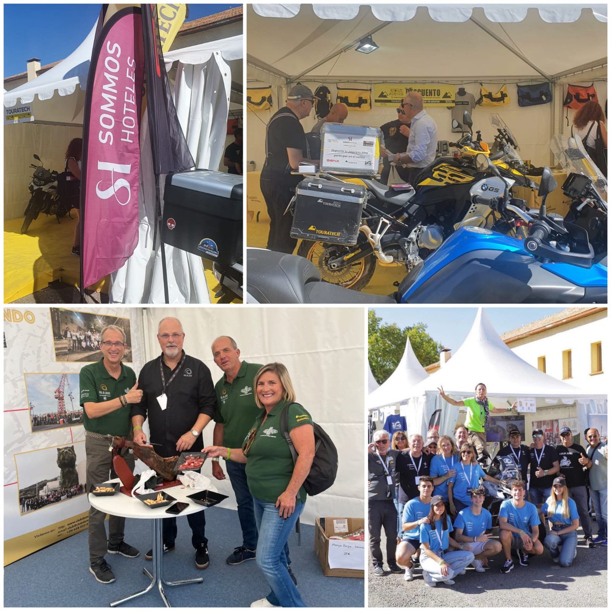sommoshoteles's tweet photo. En @SOMMOSHoteles presentes con @TOURATECH y @KmSolidarity en #Motorroad de #Sabiñánigo, con el presidente del Club BMW España i @elsirider, embajadora de BMW 👏🏍️
Visita nuestra web y conoce las ofertas y actividades que ofrecemos sobre #mototurismo ➡️ https://t.co/CWj2VKiP60 https://t.co/PDne5Kl6Lk