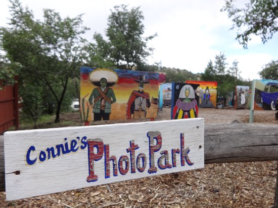 GoBizarreTravel's tweet photo. Along the Hwy 14 in Madrid, New Mexico is must see roadside attraction called Connie's Photo Park. #travel #Travelling #travellerweek https://t.co/I2W70pMwag