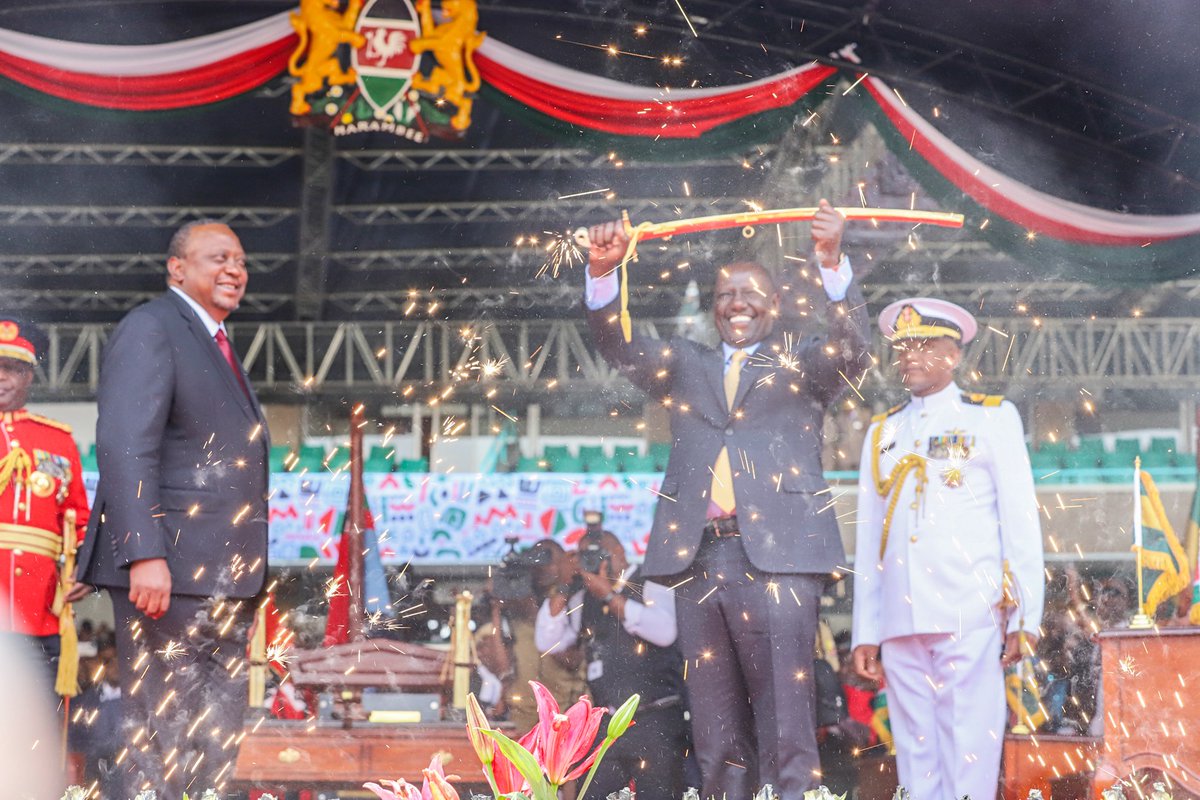 Congratulations President <a href="/WilliamsRuto/">William Samoei Ruto, PhD</a> and Deputy President <a href="/rigathi/">Rigathi Gachagua</a>.

What a colourful day!
