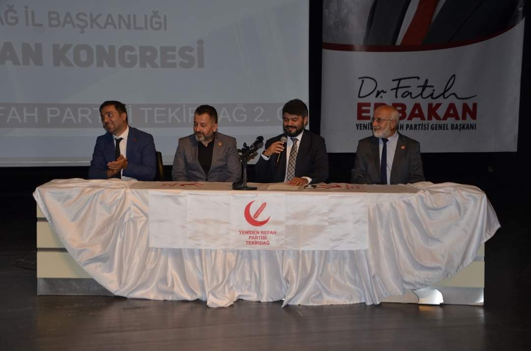 rpmustafadogan's tweet photo. Partimizin Tekirdağ 2. Olağan İl Kongresi'nde Delegelerin teveccühü ile Kongre Divan Başkanlığı'na seçildik.

Yeniden seçilen İl Başkanı Mehmet Çakı ve Yönetim Kuruluna başarılar diliyorum. https://t.co/9icQgcd6ok