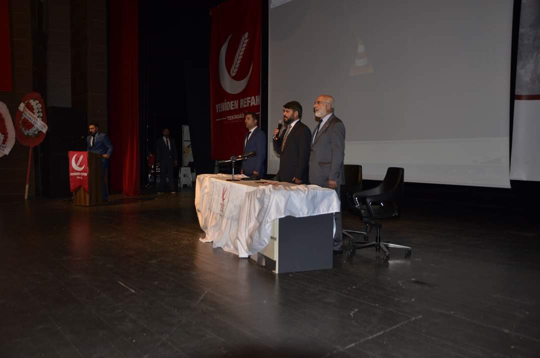 rpmustafadogan's tweet photo. Partimizin Tekirdağ 2. Olağan İl Kongresi'nde Delegelerin teveccühü ile Kongre Divan Başkanlığı'na seçildik.

Yeniden seçilen İl Başkanı Mehmet Çakı ve Yönetim Kuruluna başarılar diliyorum. https://t.co/9icQgcd6ok