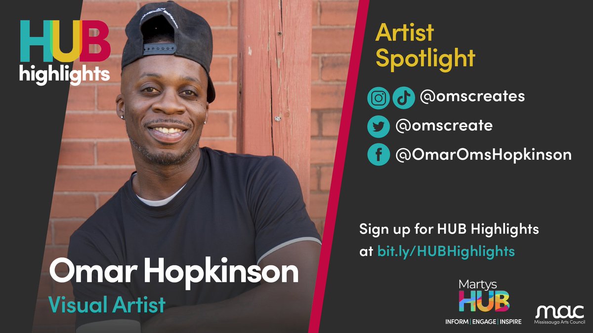 Our HUB Highlights Artist Spotlight this week is Omar Hopkinson <a href="/OmsCreate/">OmsCreates</a>! ✨

Omar is a tenured artist and creator with over 20 years experience in the fine art space. Learn more about him ➡️ instagram.com/omscreates/

Subscribe to our newsletter ➡️  bit.ly/HUBHighlights