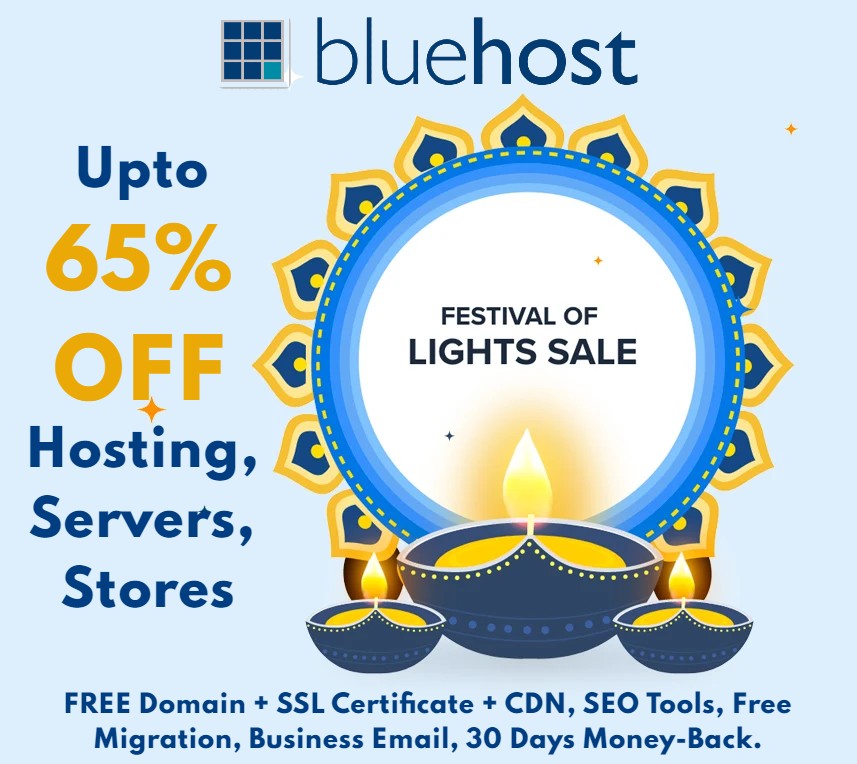 Bluehost India Diwali Sale 2022