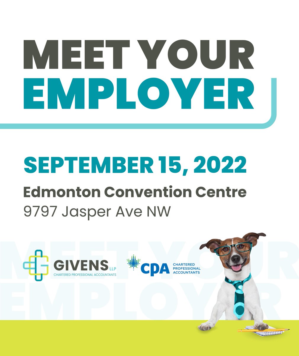 Hey Edmonton, are you ready to Meet Your Employer?
 
Then come on down to the Meet Your Employer Event happening on Thursday, September 15th, from 9 am to 4 pm!
 
Drop by our booth at Edmonton Convention Centre and meet our team.
 
See you there!