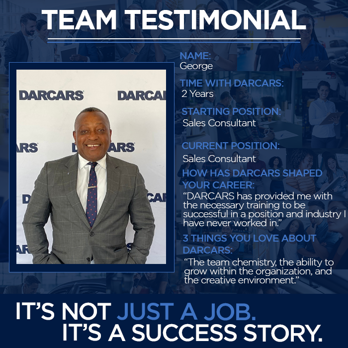 DARCARS's tweet photo. At DARCARS, IT’S NOT JUST A JOB. We believe every person who makes up this incredible organization is A SUCCESS STORY. We’re sharing #TeamTestimonials from various folks in our organization.
Follow along, and let us know what you think! #TeamTuesday #DARCARS #ItsNotJustAJob https://t.co/OOKjt4KIKO