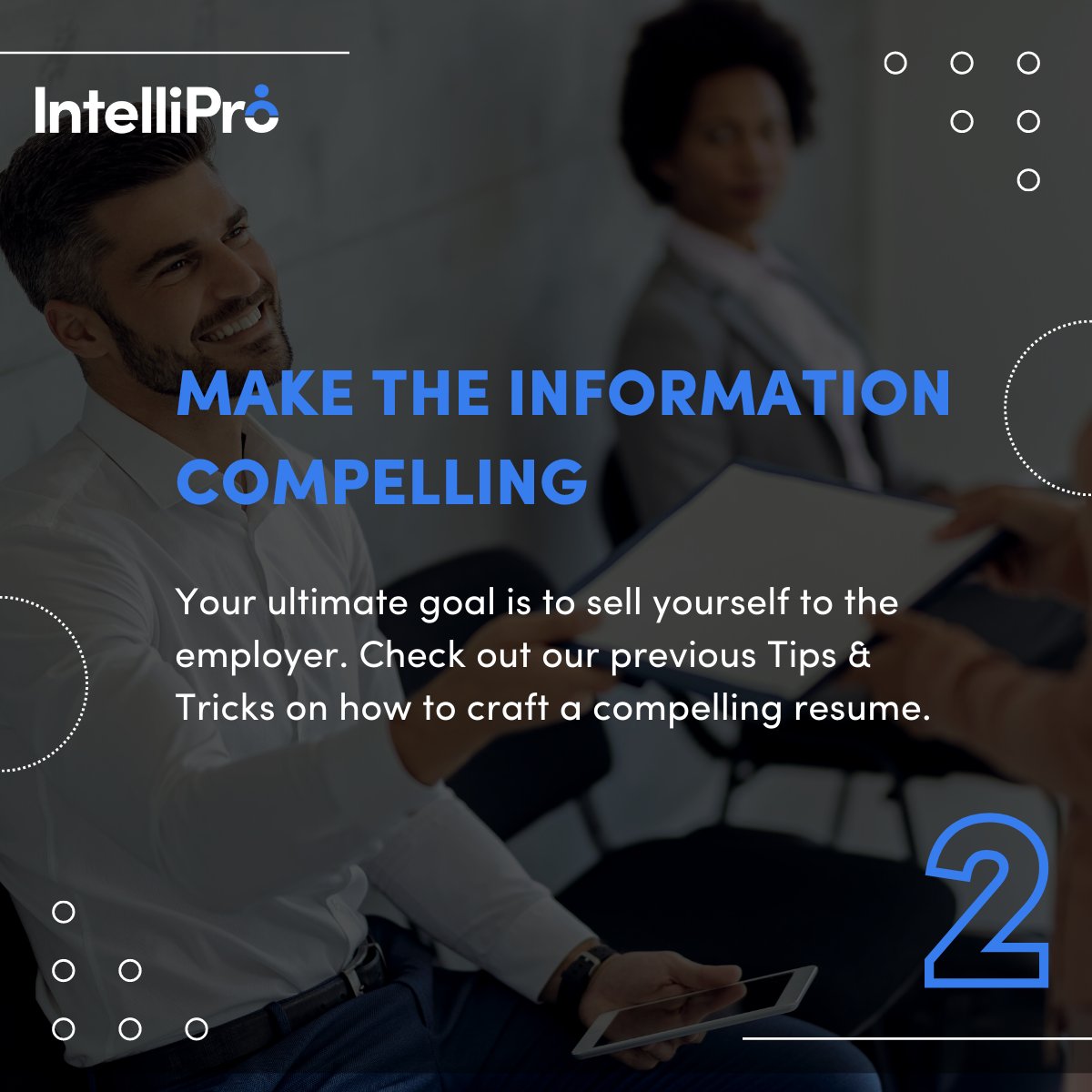 intelli_pro's tweet photo. Today, we offer you four tips on how to stand out with your resume. Use space wisely to convey a compelling message and communicate the value you bring to the table. Happy job hunting!

#careeradvice #resumewriting #careergrowth #intelliprogroup https://t.co/s6Yv5VZS6O