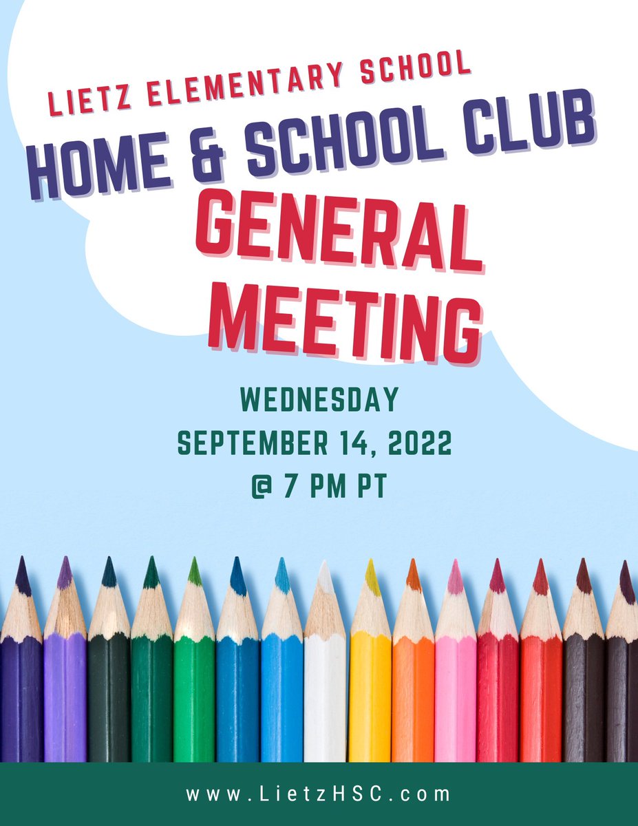 lietzhsc's tweet photo. Join us for the first HSC general meeting of the ‘22-23 school year. You can join us in person at the Lietz elementary staff room or attend through Zoom (link will be emailed out by tomorrow).

More info: https://t.co/0GViU1WF7T…

#lietzpride #usdlearns https://t.co/CPvxyXiPzD