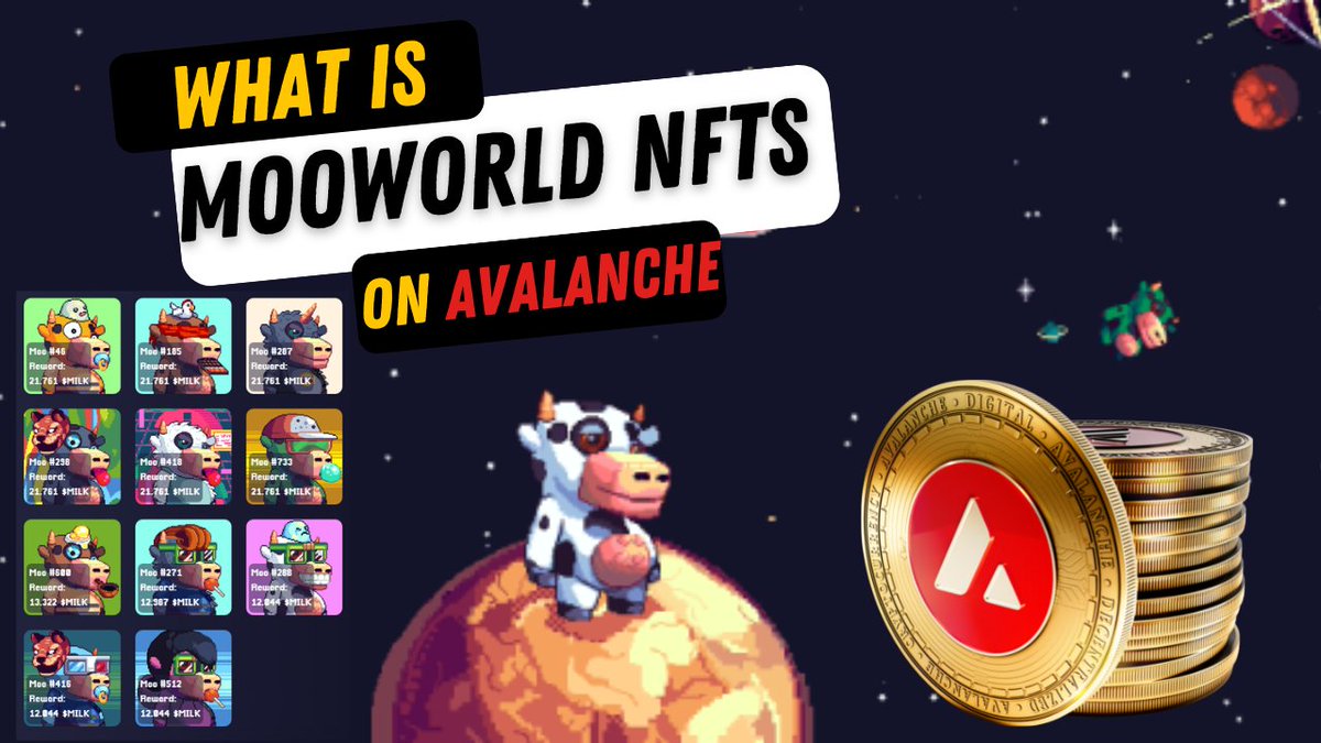 ♚Hidalgo🔺 (@jonnyalgo) on Twitter photo New video on MooWorld (<a href="/mooworldavax/">Moo World 🔺🪐</a> ) premiering in about an hour! Just a little bit of a dive into the project! Let's check them out!
#DYOR #AVAX #mintingnow #NFA #NFT #avalanchenft New video on MooWorld (<a href="/mooworldavax/">Moo World 🔺🪐</a> ) premiering in about an hour! Just a little bit of a dive into the project! Let's check them out!
#DYOR #AVAX #mintingnow #NFA #NFT #avalanchenft