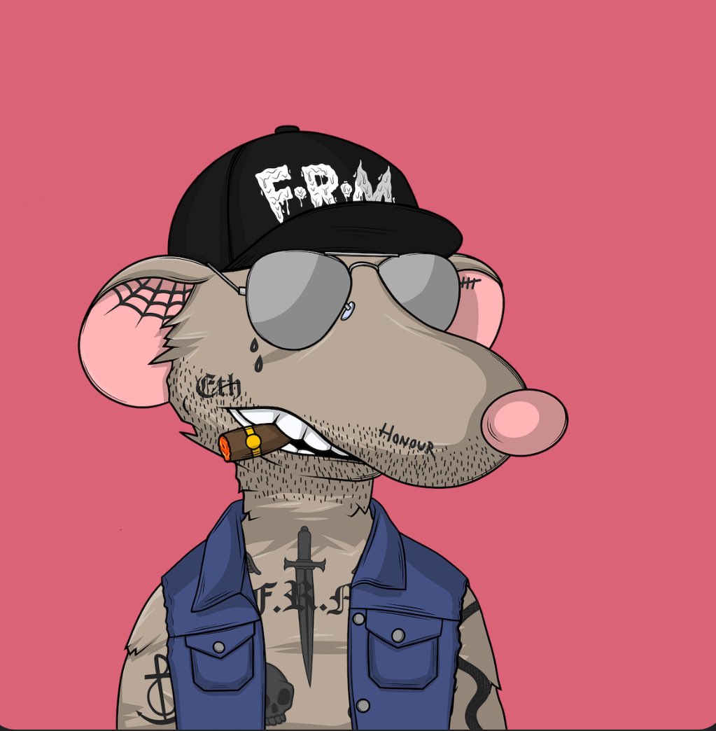 ALEXETNIKO's tweet photo. Just added this top 10% @fatratmafia in my wallet 0.05 eth what a steal ! https://t.co/t9sUyjFmob