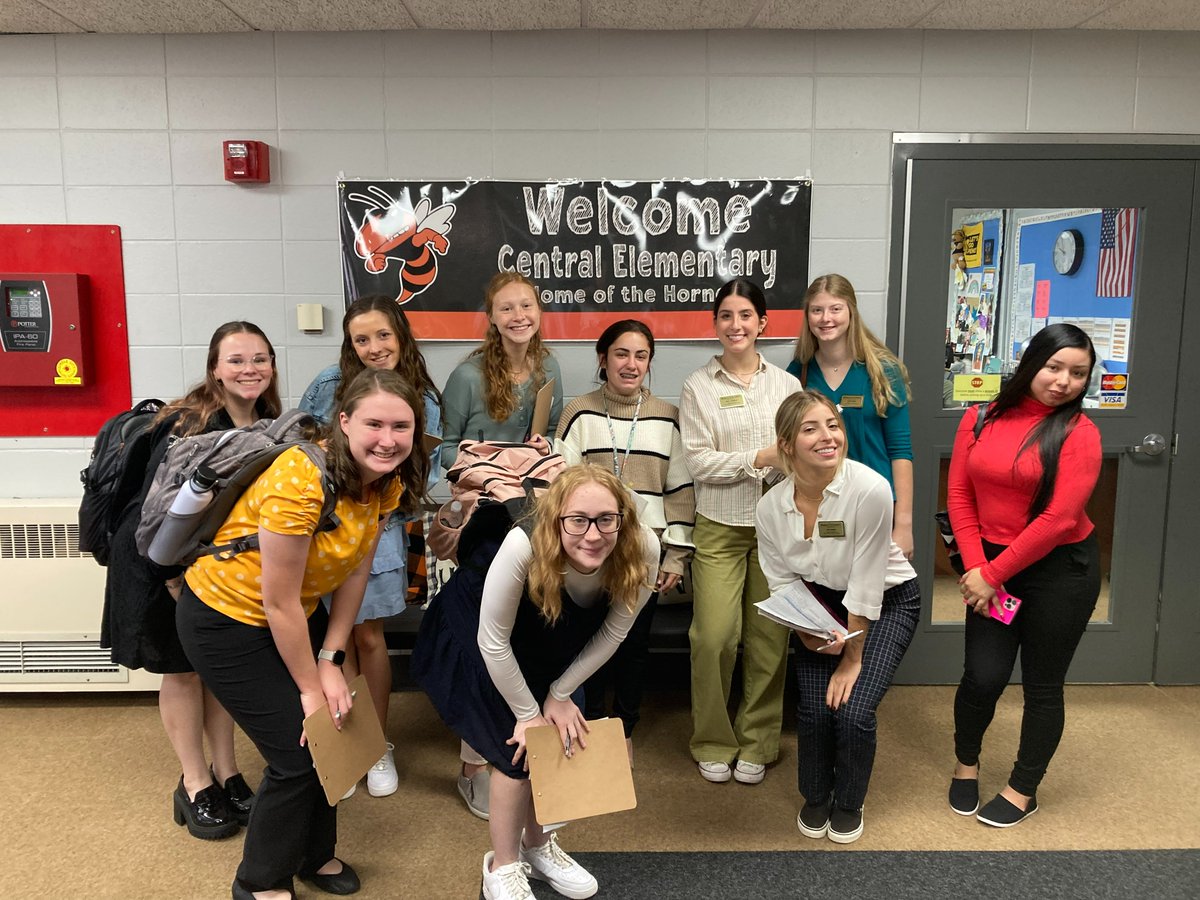 Students from EDU 224 and EDU 307 went out to observe at Central Elementary. Thank you <a href="/BGCSHornets/">Beech Grove City Schools</a> for hosting us!

We were also able to see two of our current #teaching residents in action! Patrick Scheidler and Kennedy O'Boyle are crushing it! 

#k12 #edchat #FutureEducator