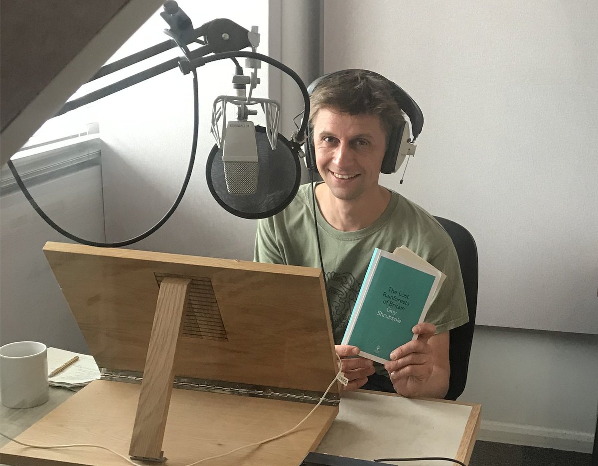 This week, I've been recording the audiobook version of my forthcoming book, The Lost Rainforests of Britain: featuring Welsh wizards, tree lungwort, rewilded commons, zombie sheep, and my Gollum impression! 

You can pre-order it (and the hardback) here: amazon.co.uk/Lost-Rainfores…