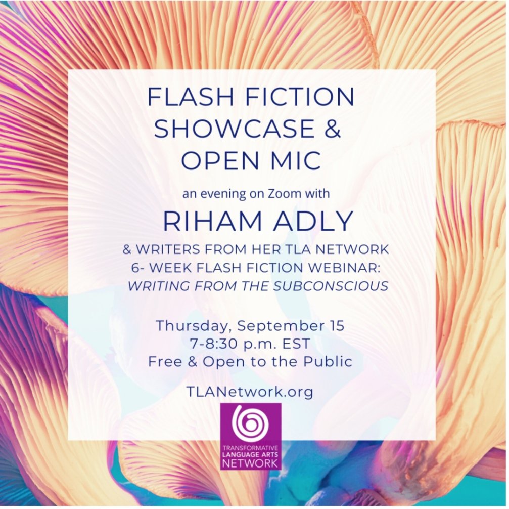 RoseInink's tweet image. Flash Fiction Showcase open mic starts in two days!

Sign up here to read your flash for 3 minutes

docs.google.com/forms/d/e/1FAI…

And sign up here to register to attend

tlanetwork.org/event-4947616

The event is free to all. Donations are optional.