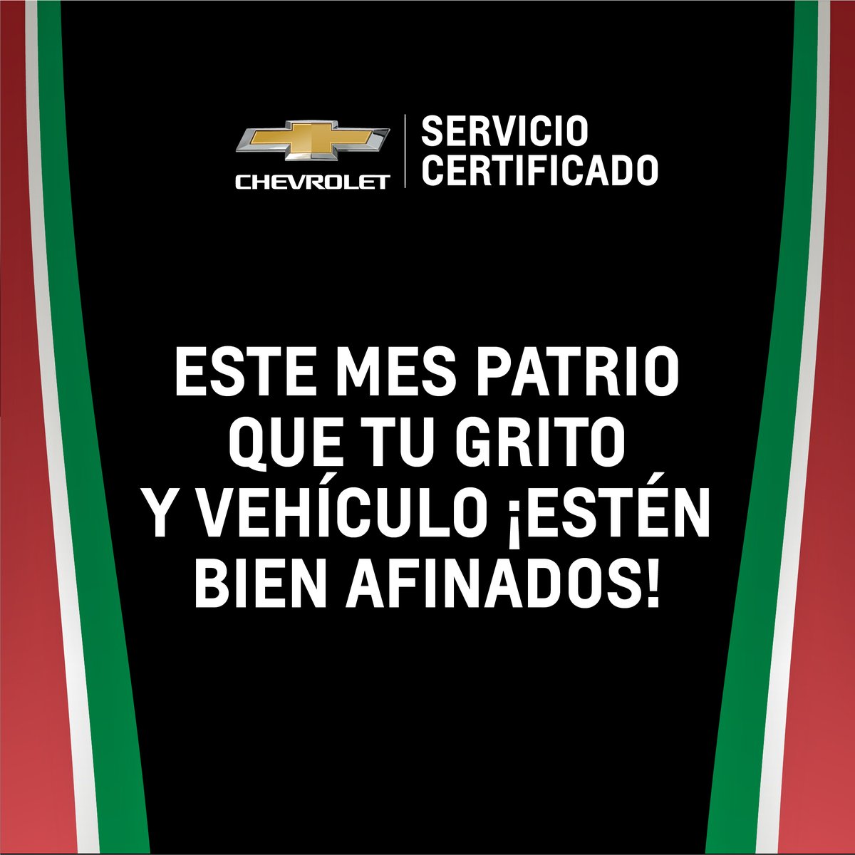 GMAguinaco's tweet photo. Este mes patrio…¡afina tu grito y tu vehículo! Precio especial de afinación para ti, consulta precios y modelos aplicables en https://t.co/YVb72MSNRc

¡Visítanos en Chevrolet Aguínaco!
Agenda tu cita 👇🏻
📲 (55) 4180 0266

#chevroletmexico #serviciocertificado #chevroletaguinaco https://t.co/V7sFL07rUe