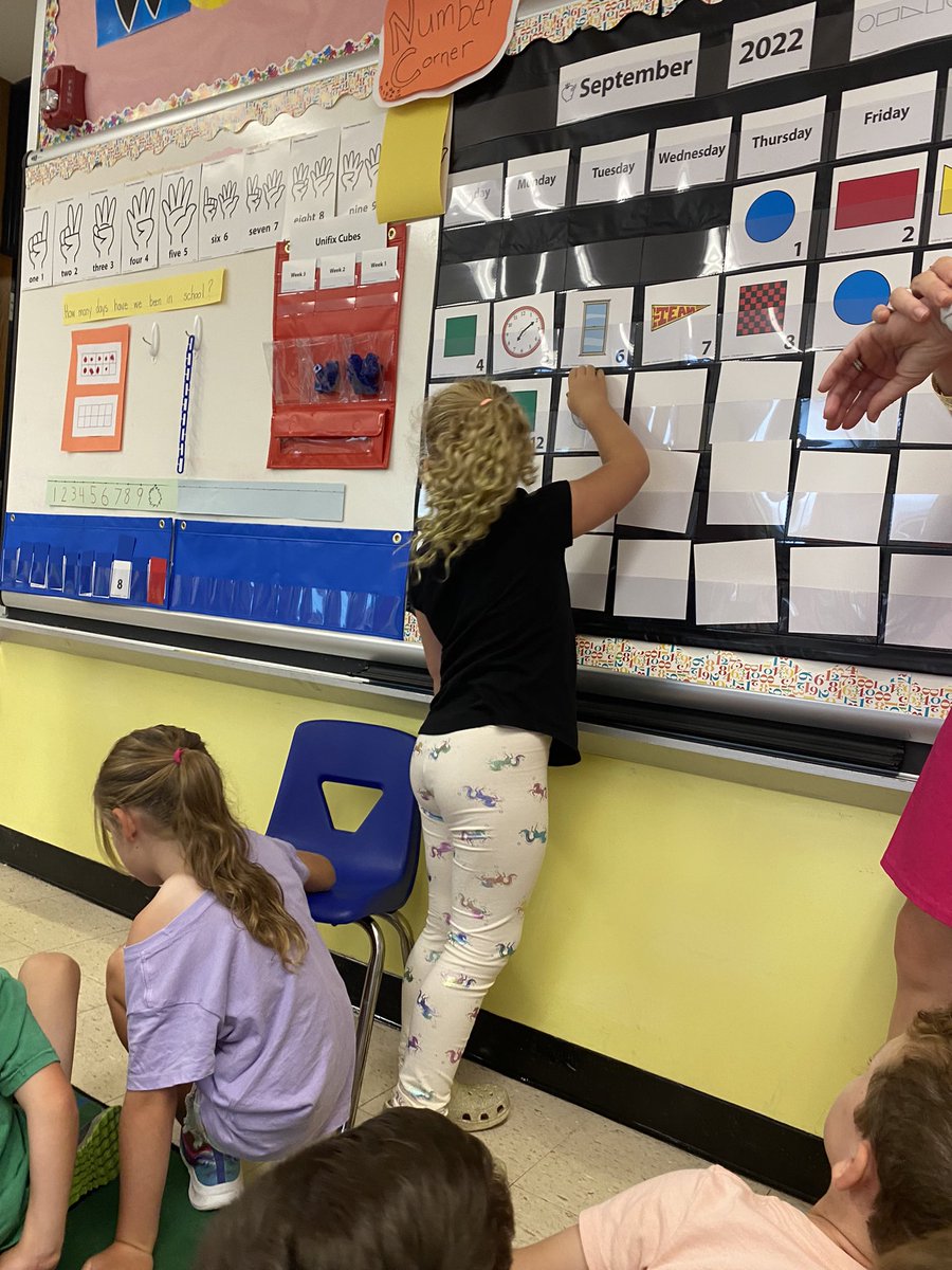 Dbjohnsonmath's tweet image. GWS Kindergarteners helped out today during Number Corner and explored Work Places in our new Bridges math program. @gwsppal @Mpsdmartin
