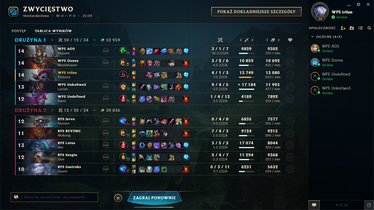 quick 3:0 against RFS, everything went as we expected, so there was not much of a surprise for us, cya next week