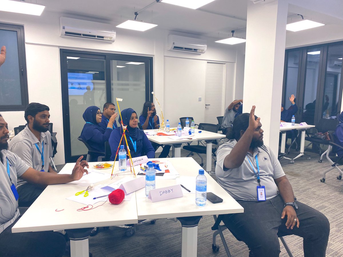 SamihShehenaaz's tweet photo. Conducted a CSET training for @MTCCPlc Service Assistants &amp; Security Team (Batch 1) today. My appreciation goes to the keen interest given by the trainees on development. #TogetherWeDevelop #TeamMTCC https://t.co/y4Q2c598G7