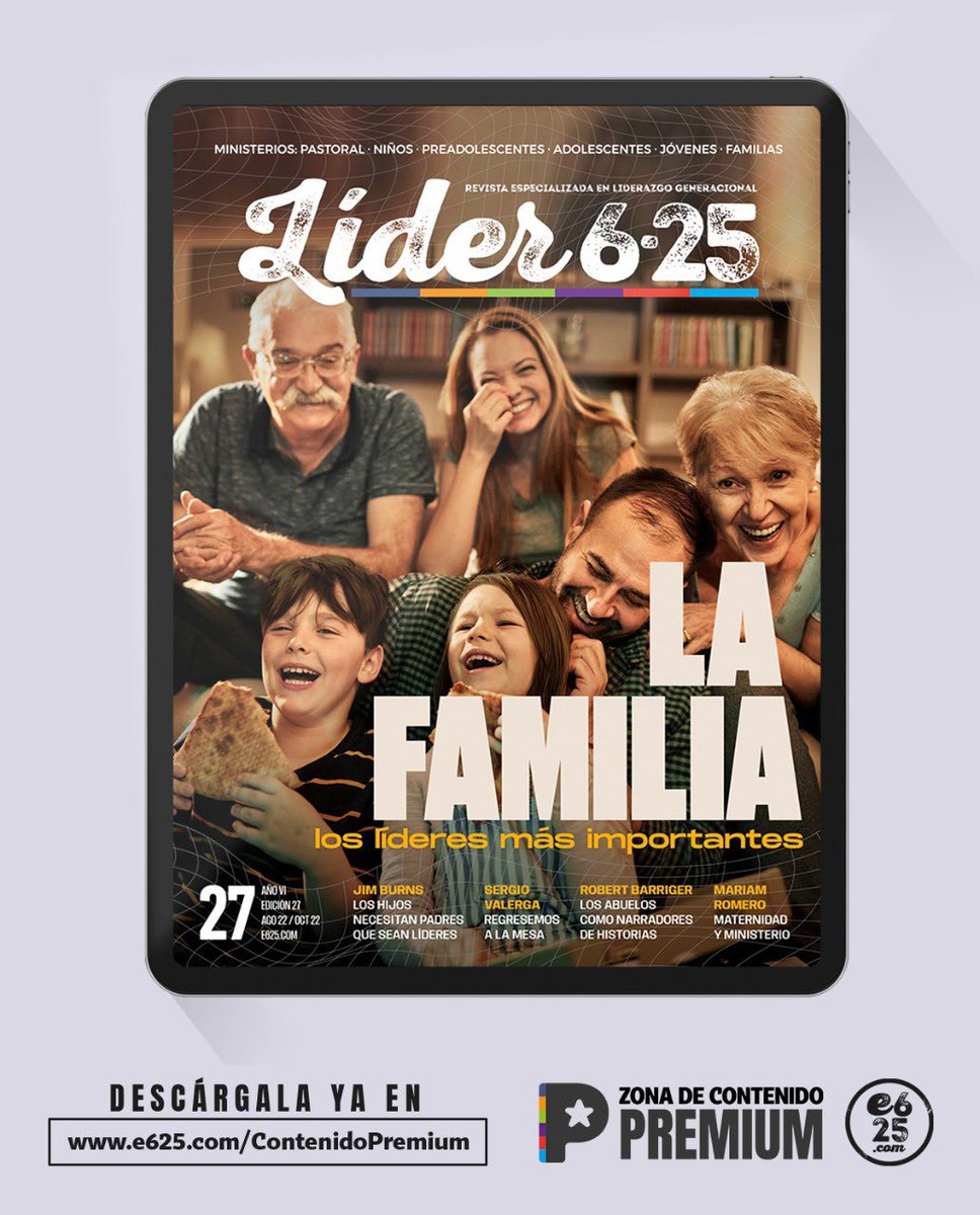 Lider625's tweet photo. YA PUEDES DESCARGAR LA ÚLTIMA EDICIÓN DE LA REVISTA @Lider625 CON TU SUSCRIPCIÓN!                                         
 
“Si la familia es la influencia más importante en la vida, debemos fortalecerla …” – Howard Andruejol
 
Disponible ahora en https://t.co/i0E40u5PGU https://t.co/GV9AxnN0u1