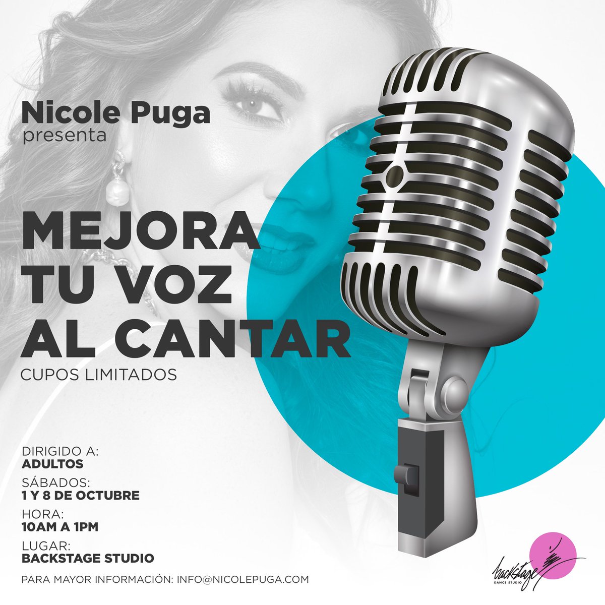 Con mucha ilusión les presento mi próximo Taller : "Mejora tu voz al cantar" dirigido a adultos.  Para mayor información contáctame!