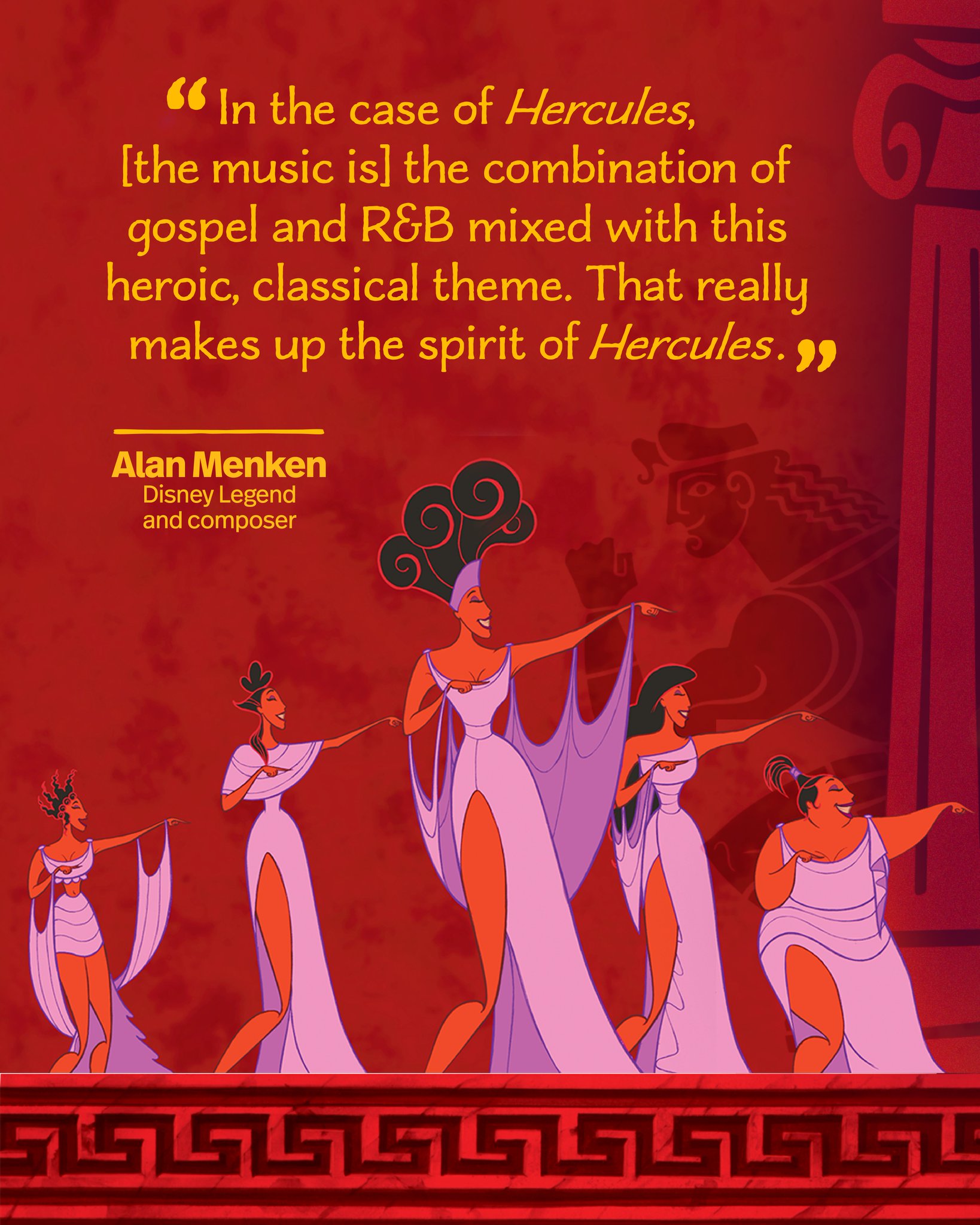 Disney on Twitter "In Hercules, the Muses are goddesses of the arts