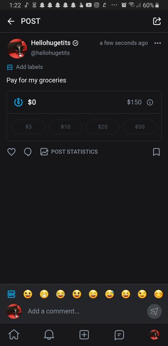 If my groceries get paid for I'll make a 15 minute JOI and 15 minutes of me playing with my vibrator<a href="/tag/pornhub"class="tags"><span>#pornhub</span></a><a href="/tag/gonnabefun"class="tags"><span>#gonnabefun</span></a><a href="/tag/premiumsnapchat"class="tags"><span>#premiumsnapchat</span></a><a href="/tag/buymycontent"class="tags"><span>#buymycontent</span></a>