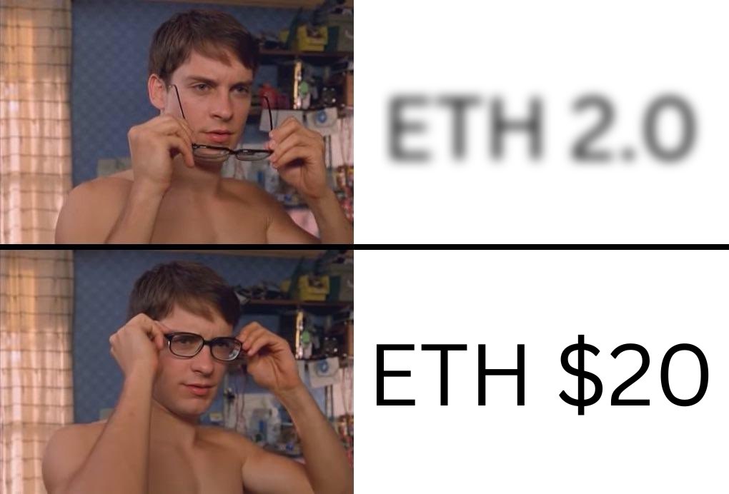 AdamBombSquad's tweet photo. GM Squad! 1 ETH is 1 ETH don’t @ us 🫠 #EthereumMerge https://t.co/upKw8lM6KJ