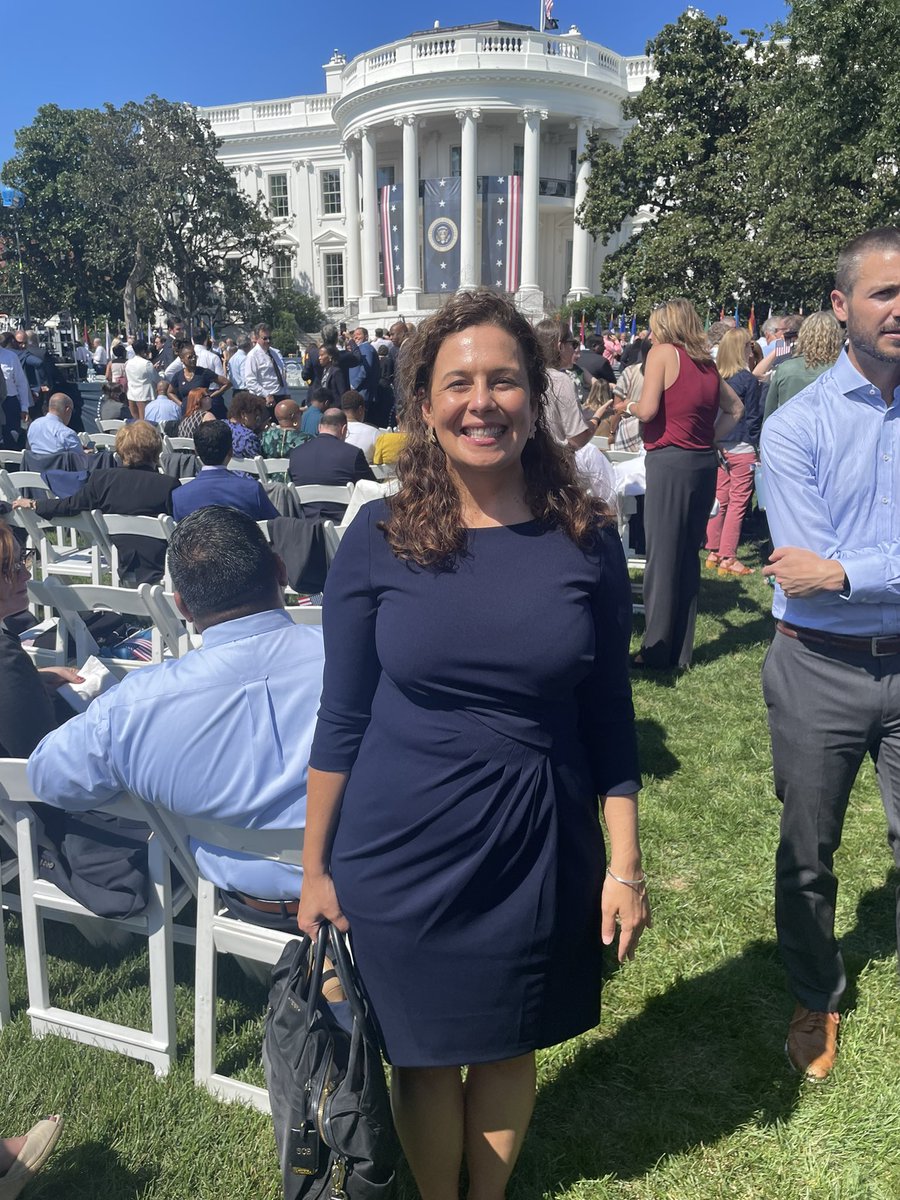 Representing #socialworkers at the White House today. Celebrating the passage of the Inflation Reduction Act.