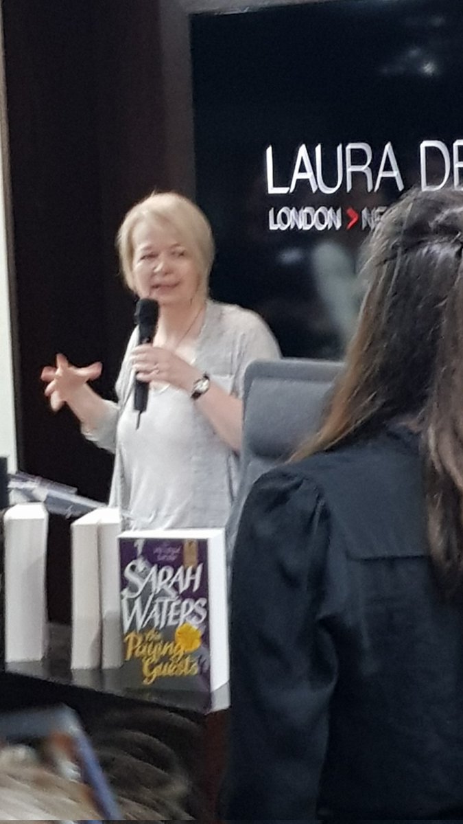 Wonderful talk by author Sarah Waters about her books and writing process this evening. Thank you so much to <a href="/LauraDevineLaw/">Laura Devine Immigration</a> and <a href="/LIDevine/">Laura Devine</a> for a wonderful and inspiring evening.