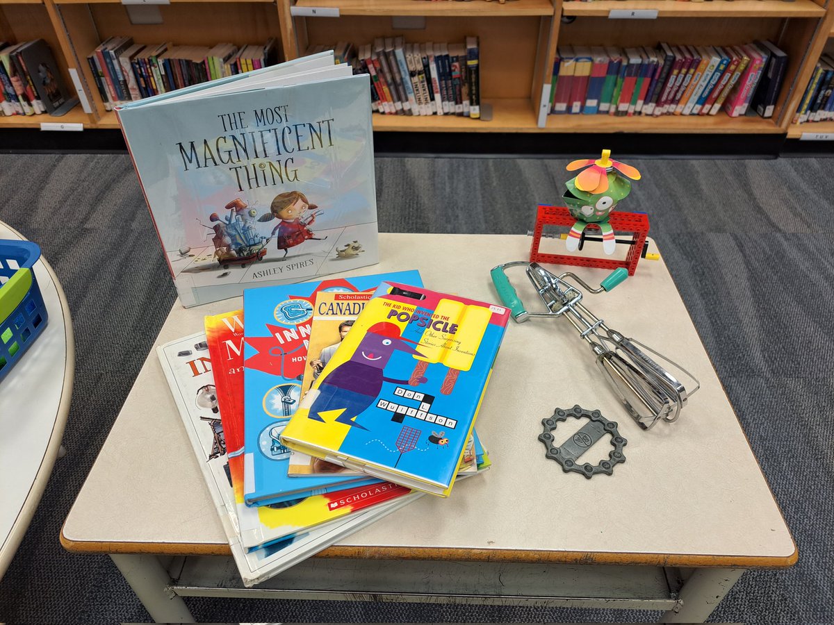 We are excited to see what our beaverlodge engineers can design using gears while visiting our library learning commons!
