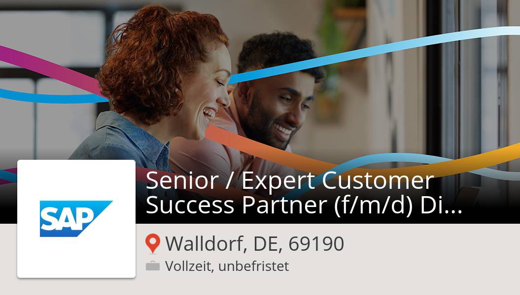 #SAP stellt ein! Senior / #Expert Customer Success #Partner (f/m/d) Digital Supply Chain Solutions in #WalldorfDE69190, bewerbe dich jetzt! #stelle workfor.us/lifeatsap/vs38… #JobsAtSAP
