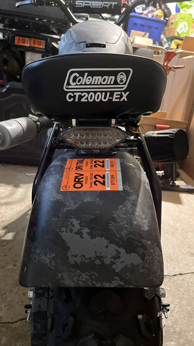 rmcnabb's tweet photo. @ColemanPowered Spent the last few days making a custom wiring harness, hooking up LED lights and a battery charging system on my EX. https://t.co/QFRREkSAHI