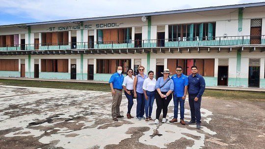 BelizeRotary's tweet photo. Our District Governor, Carolina Corzo from Guatemala getting a tour today of the various ongoing projects of our Club. We welcome her to Belize and to Sunrise. @Rotary4250 @Rotary https://t.co/gG00z0FlXA
