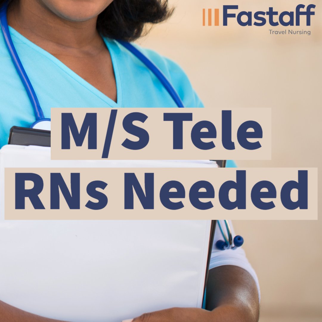 fastaff_nursing's tweet photo. Looking for your next travel assignment to kick off the start of the fall season? This M/S Tele position will help you advance your career in 16 weeks. Check it out online and apply in minutes: https://t.co/AYTKkPCtsk https://t.co/RojJs4evR2