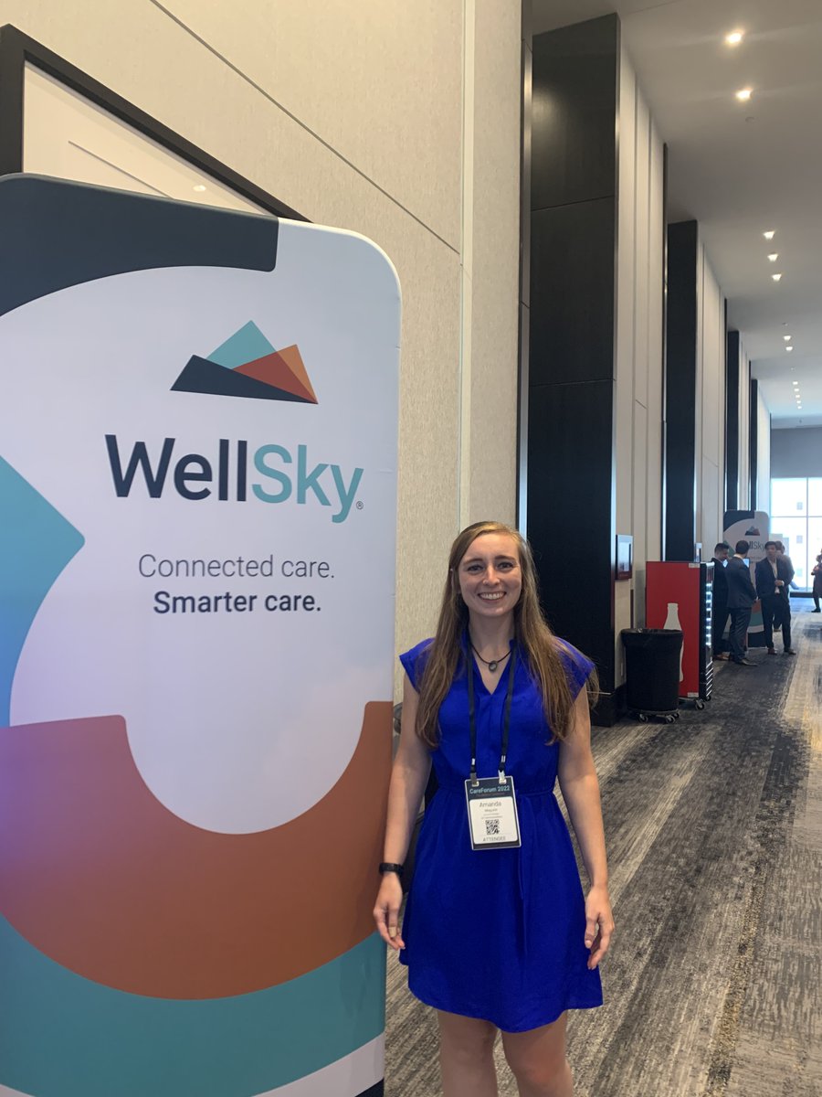 V2ers @Amanda_Lynn117 and @KLeathersV2 are at the <a href="/WellSkyHealth/">WellSky®</a> #CareForum2022 to stay current on trends, network with caregiving professionals and support V2 client @CareportHealth CEO @HuLissy who spoke at the event.