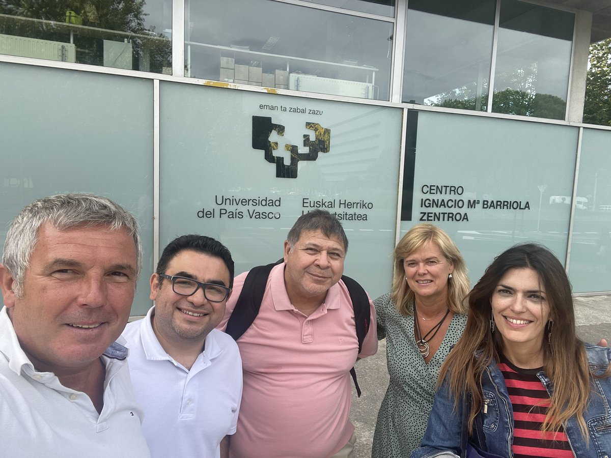 Buena reunión en @ehuHEFA Donostia del proyecto MA-EDEP con nuestros IPs @ofontal y @AIEtxeberria, y los investigadores Pedro Canto y Willy Reyes de @uady_mx y @baltegieta de @upvehu. Seguimos avanzando 💪🏻💪🏻 😊#EdPatrimonial