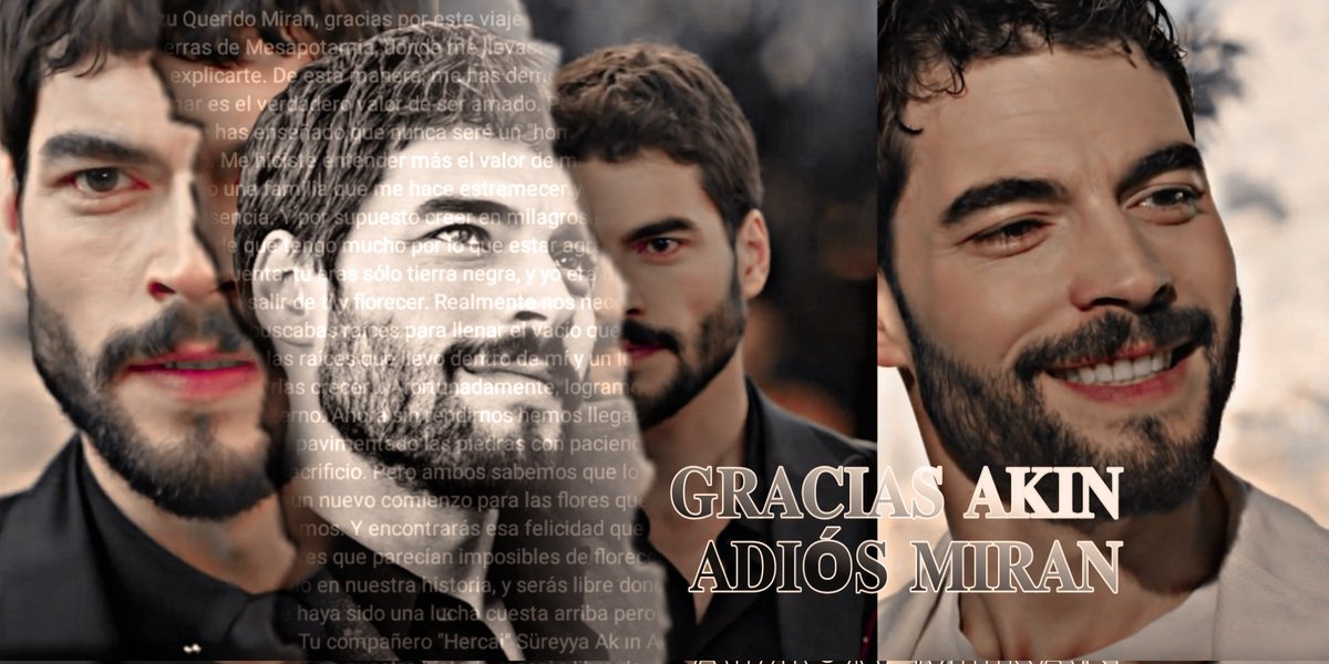 Buenas tardes les traigo el primer tweet del último capitulo, gracias por acompañarnos todas las tardes comentando la novela, a disfrutar el gran final. Voy a extrañar a Miran♡

Hoy comentamos con el HT 

HERCAI GRACIAS TOTALES #Hercai