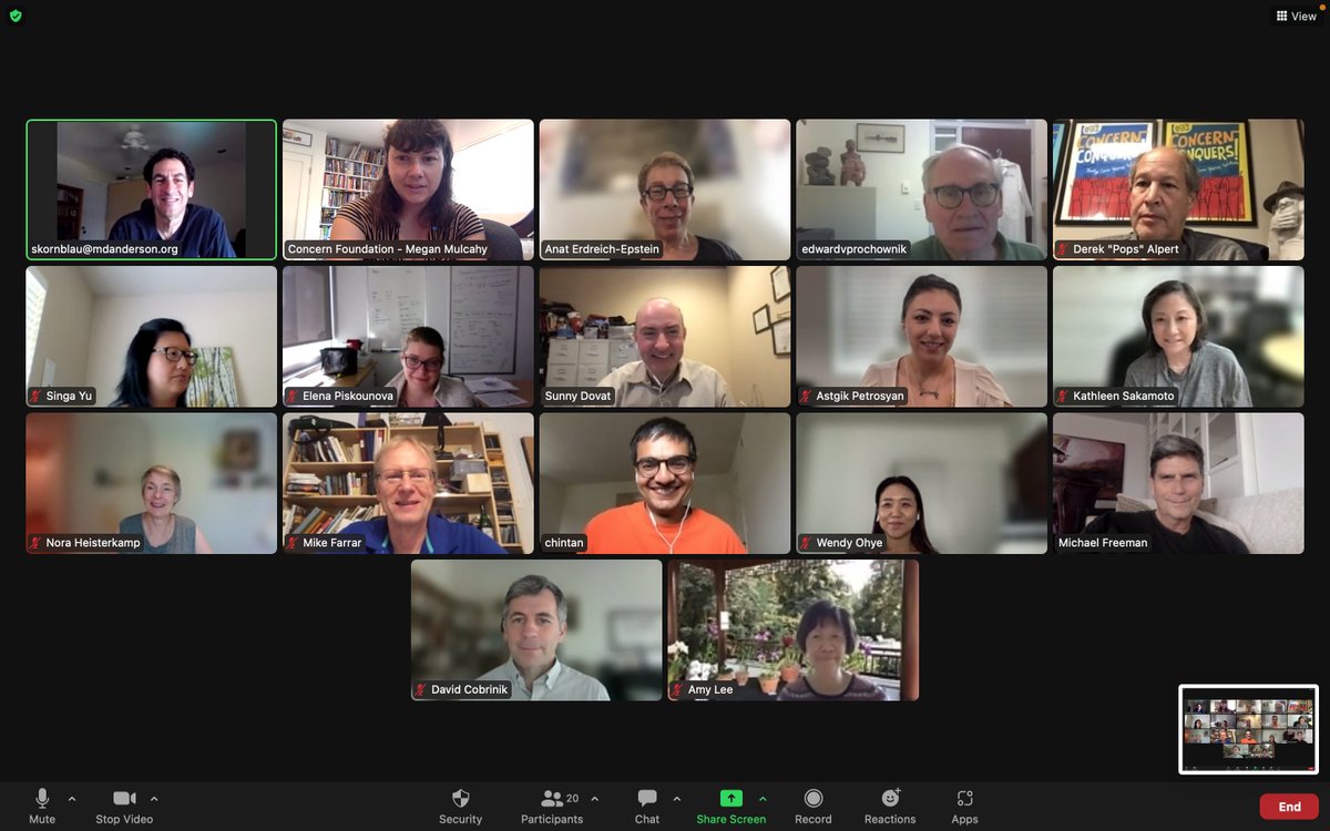 ConcernFdn's tweet photo. Our Scientific Review Committee was hard at work selecting the 2022-2024 #ConquerCancerNow Award recipients. These finalists are on their way to developing innovative pathways to discovery in the field of #cancer #immunology and we look forward to funding them! #CancerResearch https://t.co/zr57gz5347