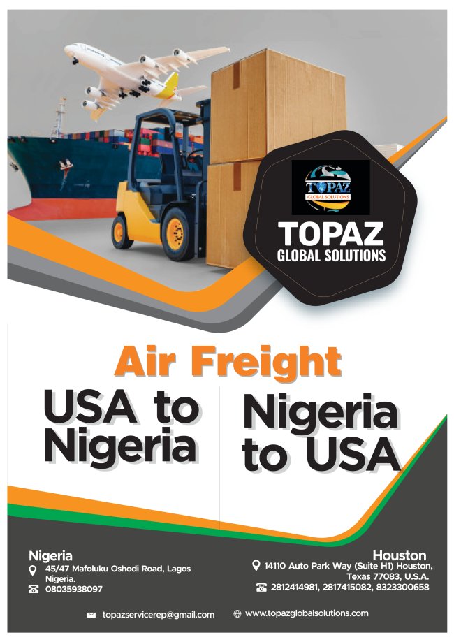 topaz_global's tweet photo. Freight made easy at Topaz Global Solutions!!!

#logistics #ecommerce #numberonelogisticsservice #usatonigeria #nigeriatousa
https://t.co/iWasKCDSFs https://t.co/wGlKaAdYtG