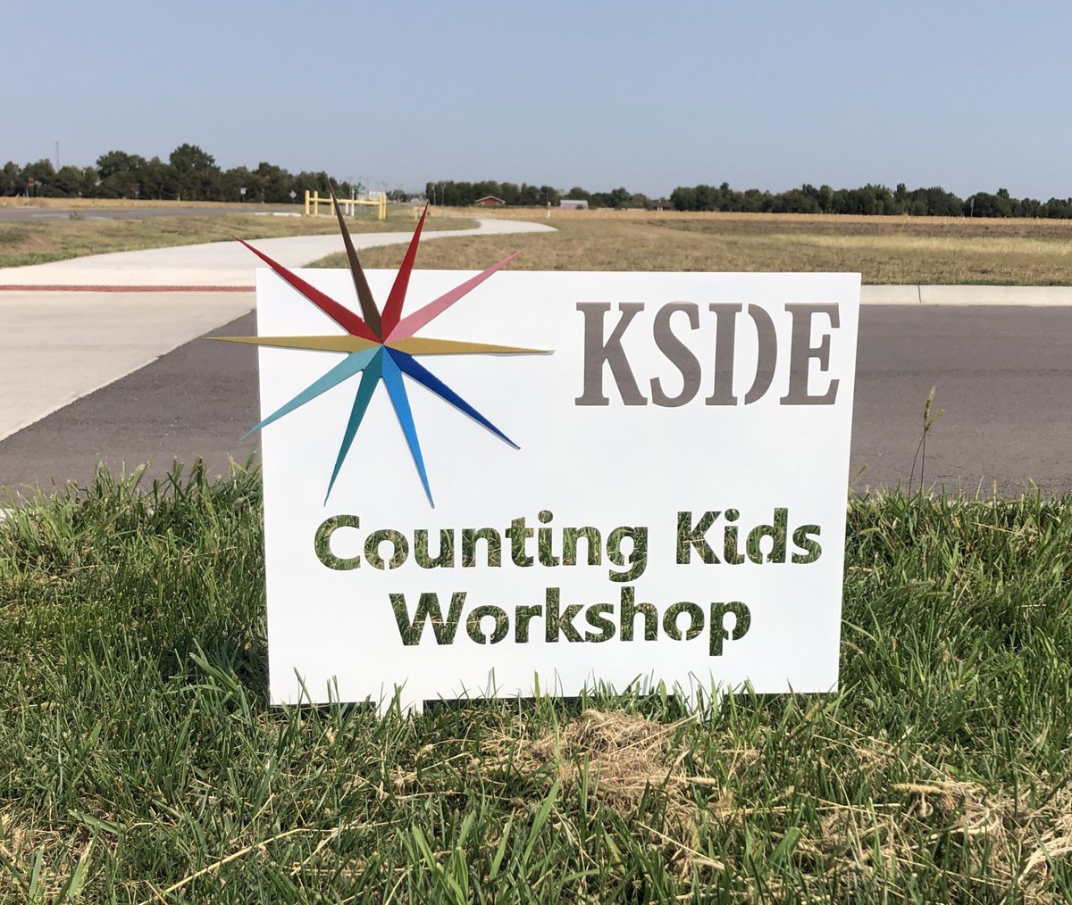 Counting Kids Workshop signs have never looked so good! <a href="/266CTEacademy/">Maize Career Academy</a> welding department…Wow! <a href="/ksdehq/">KS Dept of Education</a> #CTE #266Success #MaizeFamily