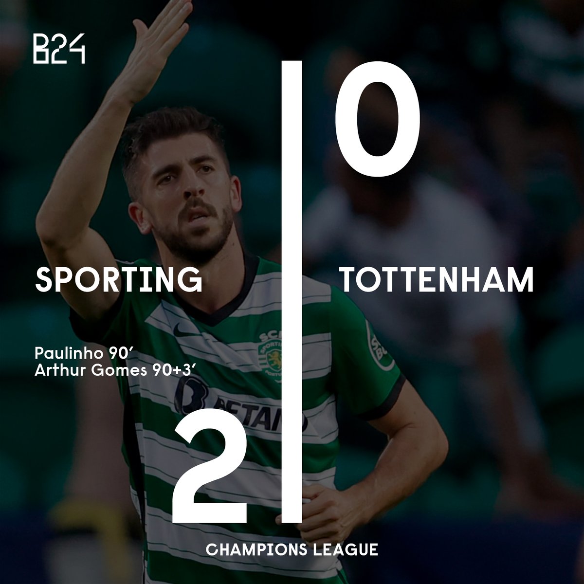 Sporting derrota o Tottenham!!