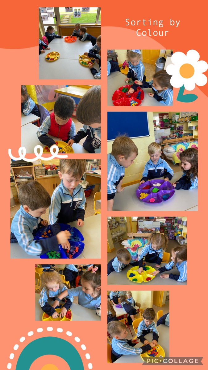 kilmanaghns's tweet photo. Junior Infants working hard together sorting out resources by colour! #numeracy #mathsactivities #workingtogether #activelearning https://t.co/G9W3mJKG9O