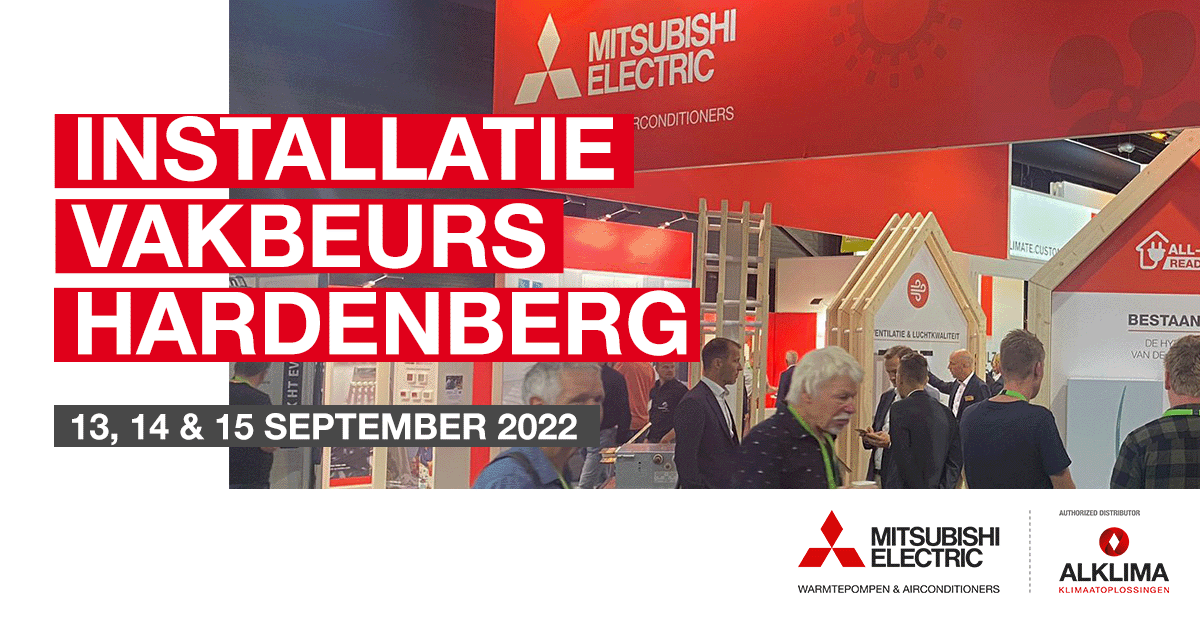 Alklima's tweet photo. Vanaf vandaag vind je ons op de Installatie Vakbeurs, stand 487. Ontdek daar onze premium warmtepompen, airconditioners, (H)VRF-systemen en WTW-ventilatie voor woningbouw en utiliteit. Op donderdag volg je er een kennissessie All-Electric Ready 👉 https://t.co/ofICKb4S2t https://t.co/KBhfANc7wO