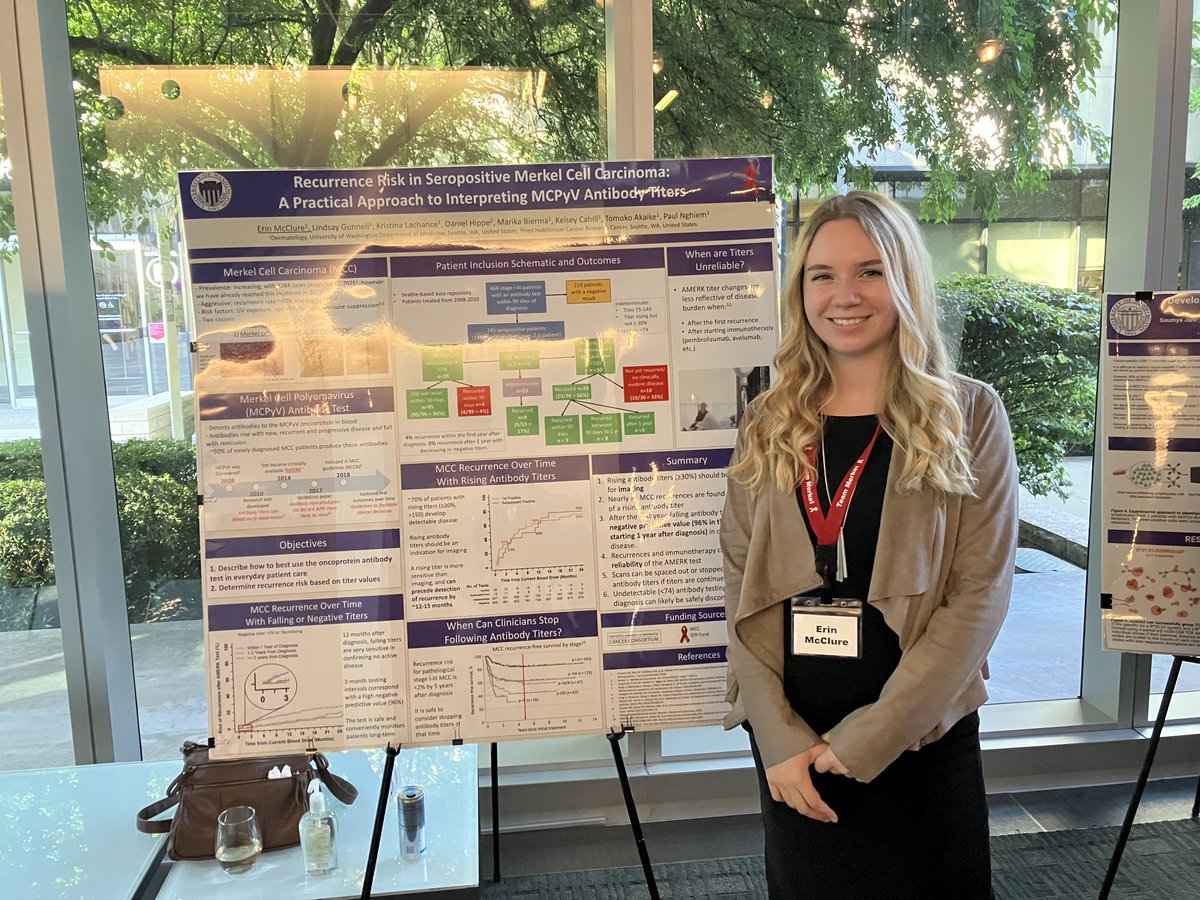 evokerr's tweet photo. It was really wonderful to see lab undergrad alum @erinmc595 present her work on Merkel cell carcinoma detection at The Merkel CELLebration event in Seattle yesterday. Congratulations Erin- so exciting to watch your career develop so amazingly! https://t.co/LswfRYsUJF