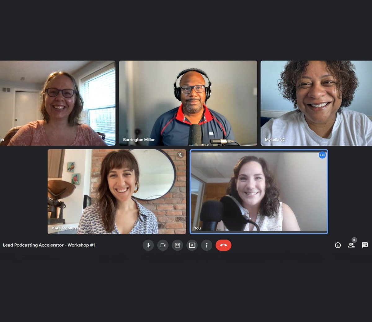LeadPodcasting's tweet photo. We're so excited to welcome the fall cohort of the Lead Podcasting Accelerator program! By mid-November, everyone here will have completed a full season of their own podcast. Stay tuned! There's some audio magic in the works from @the_bigcarrot @_alisonralph @CSE_News @Em92281838 https://t.co/GRLsjUf82P