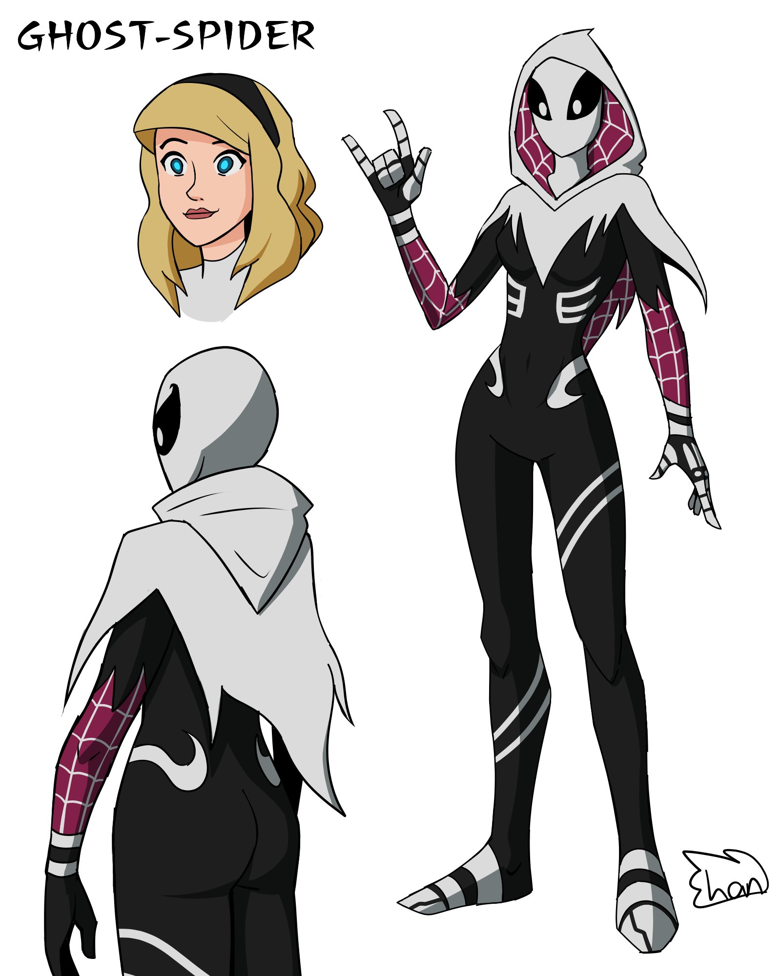 Shan4rt (Comms Closed) on X: Ghost-Spider/Spider-Gwen